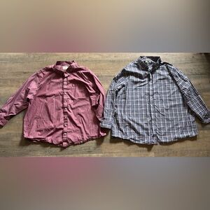 Oak Hill mens big & tall 4XLT lot of wrinkle free and easy stretch dress shirts